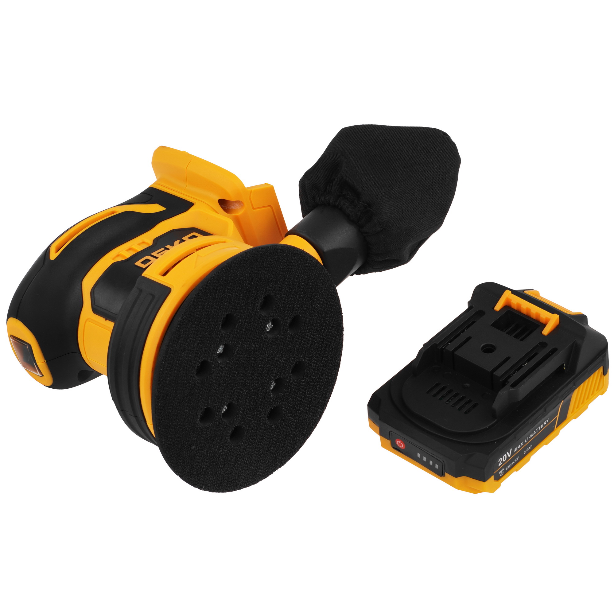 Эксцентриковая шлифмашинка DEKO DKCG-125 9136484 STDN-0104919 - Вид №5