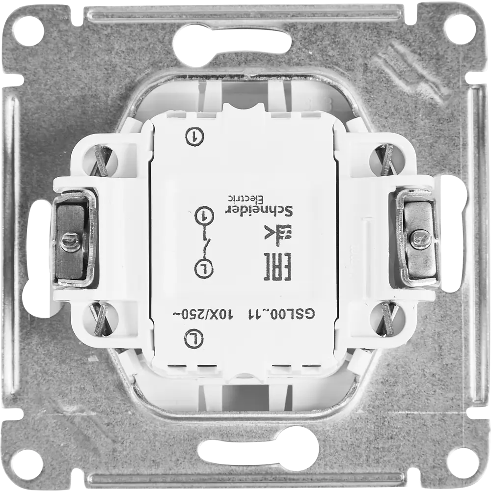 Schneider Electric Glossa — выключатель скрытого монтажа с защитными жалюзи 82454938 STLM-1412228 - Вид №2