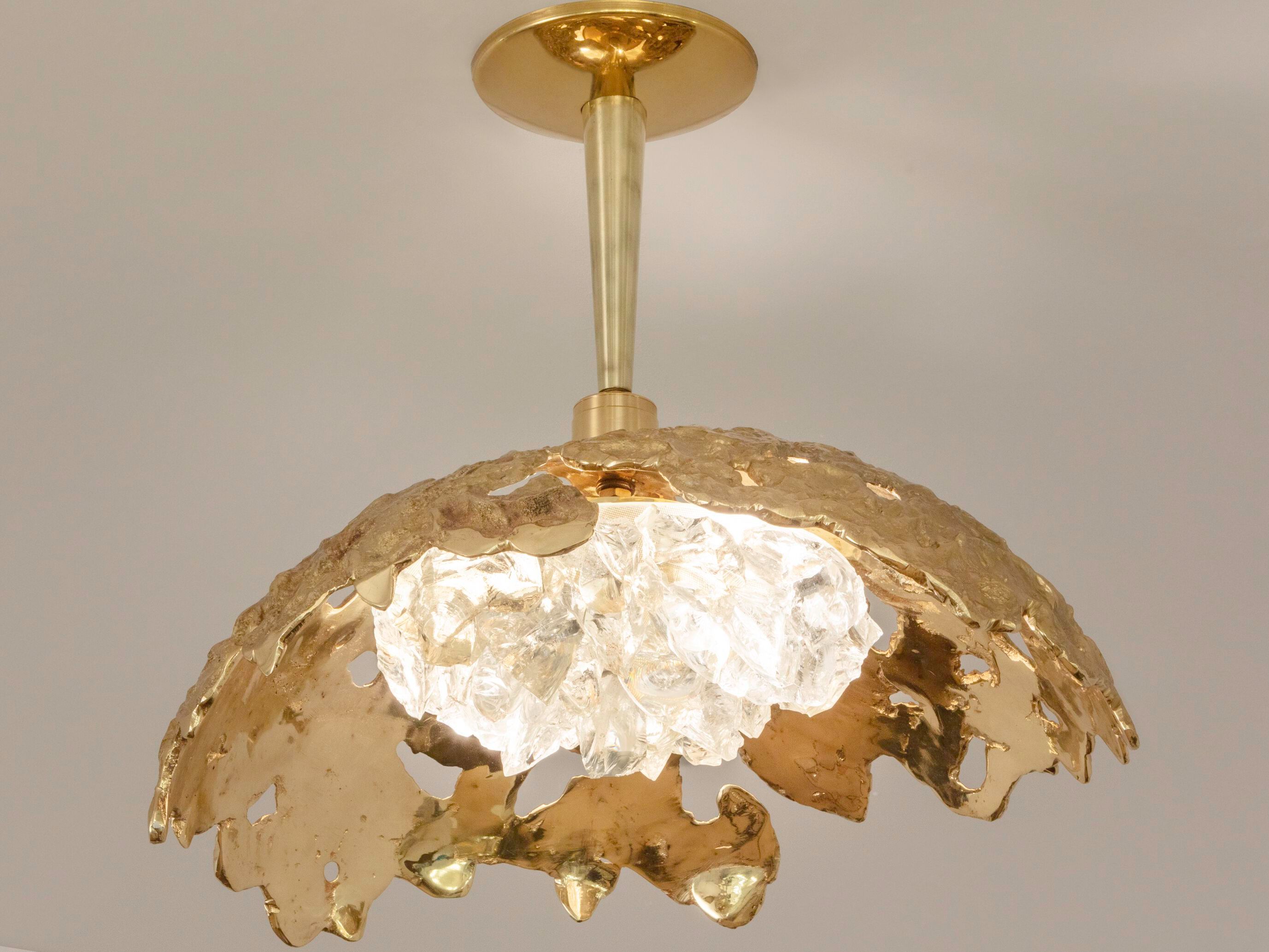 Потолочный светильник из латуни и стекла GASPARE ASARO Etna ARCH-00038406