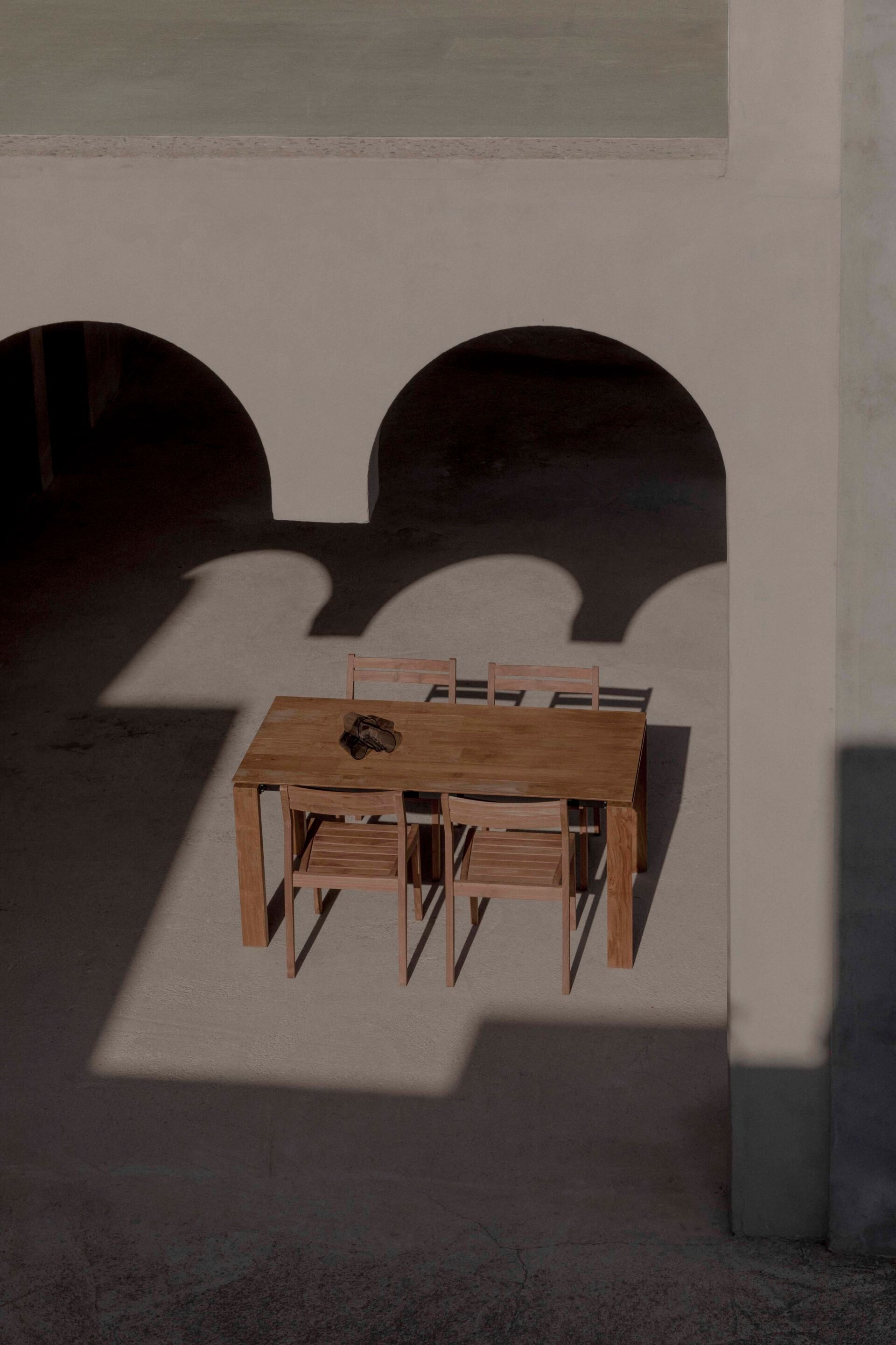 Выдвижной прямоугольный стол из тикового дерева Pilma KUBICO ARCH-00054530 - Вид №2