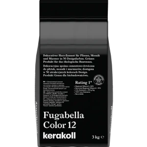 Затирка гибридная Kerakoll Fugabella Color Цвет 12 Черный 3 кг