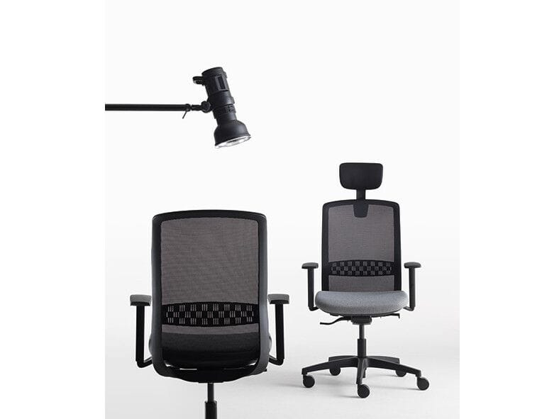 5-спицевое сетчатое вращающееся офисное кресло с подлокотниками Nahu Halley ARCH-00133640 - Вид №3