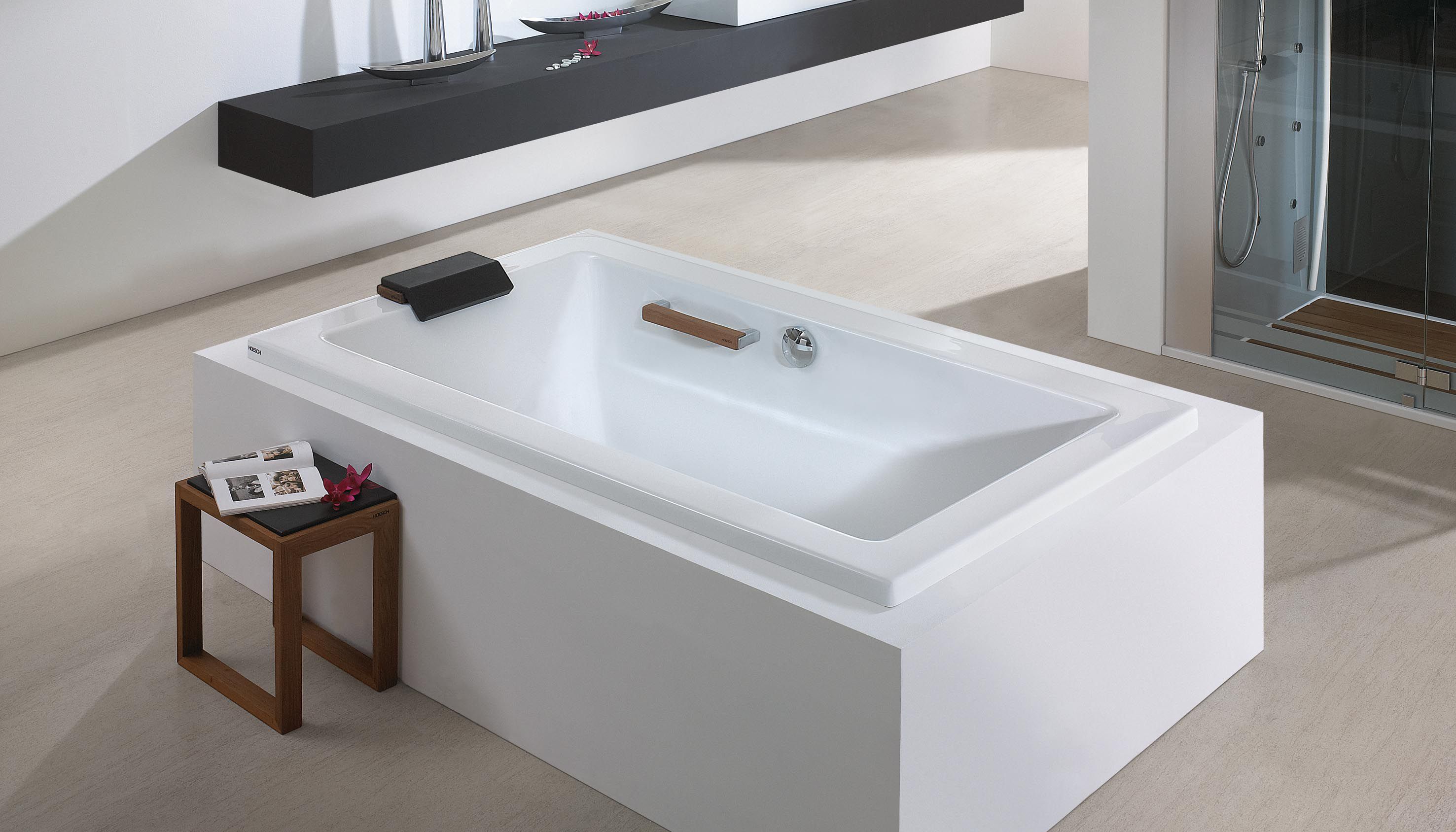 Прямоугольная ванна акриловая комната центр HOESCH Scelta ARCH-00126442 - Вид №1