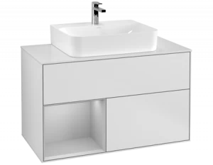 Villeroy&Boch Тумба под раковину Прямоугольная версия F111GJMT Finion White Matt Lacquer