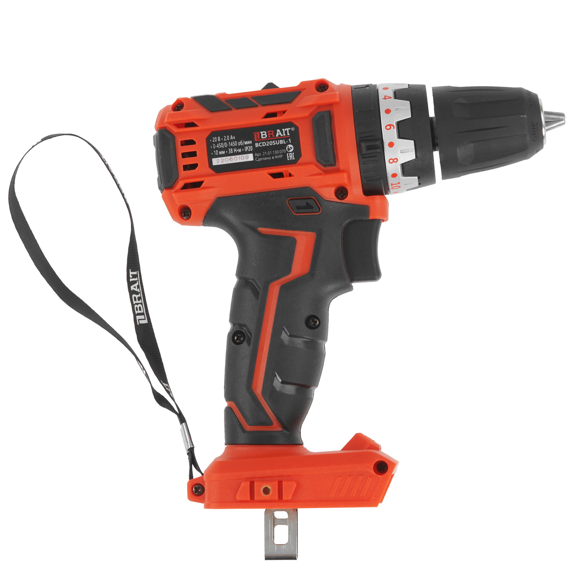 Дрель-шуруповерт BRAIT BCD20SUBL-1   , Без ЗУ, Без АКБ 9230657 STDN-0109558 - Вид №1