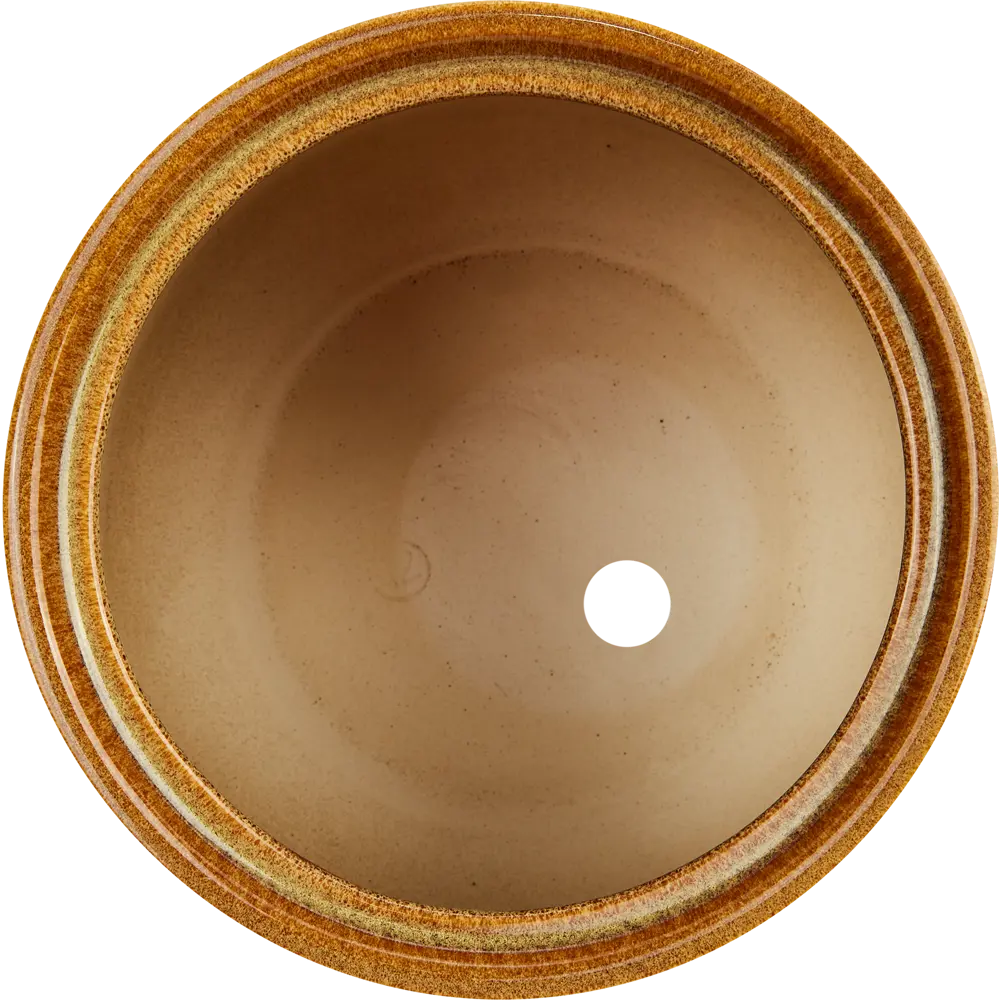 Горшок цветочный Gonchar Скарлет №2 Люкс ø19 h22 v5.5 л керамика желтый Товар без серии STLM-2154460 - Вид №1