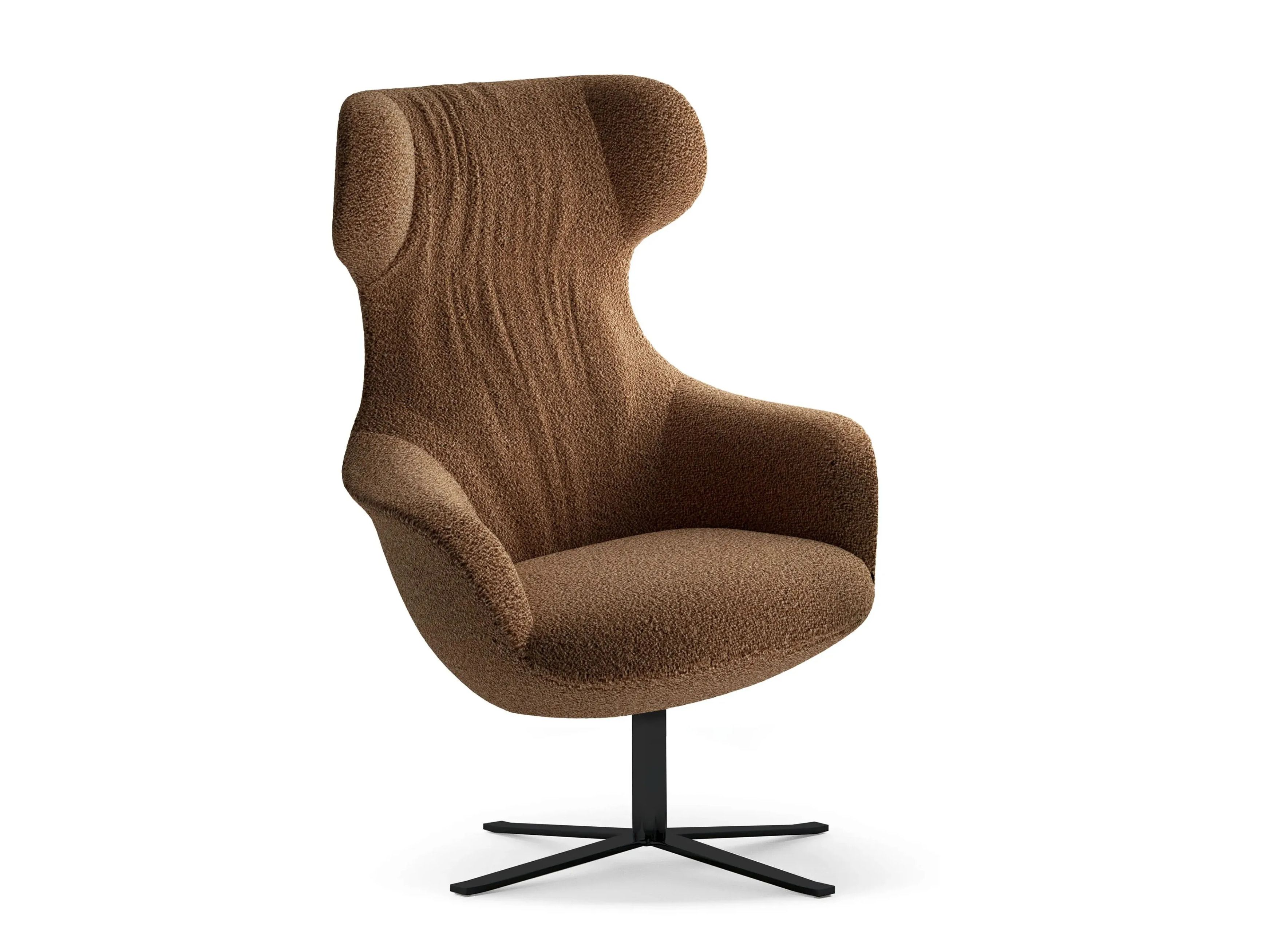 Вращающееся кресло с высокой спинкой из ткани GRUPPO FOX день Фокса ARCH-00149042