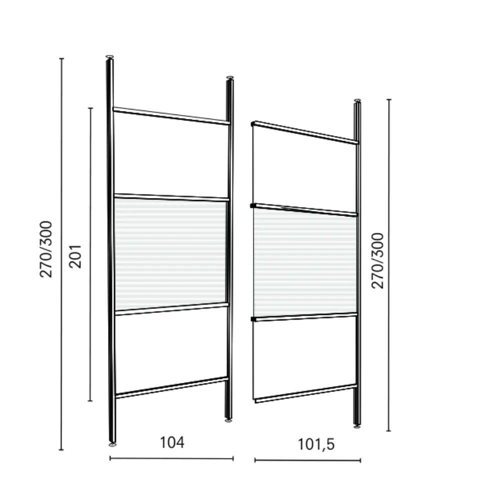 Алюминиевая модульная офисная перегородка STUDIO T InUno ARCH-00088479 - Вид №5