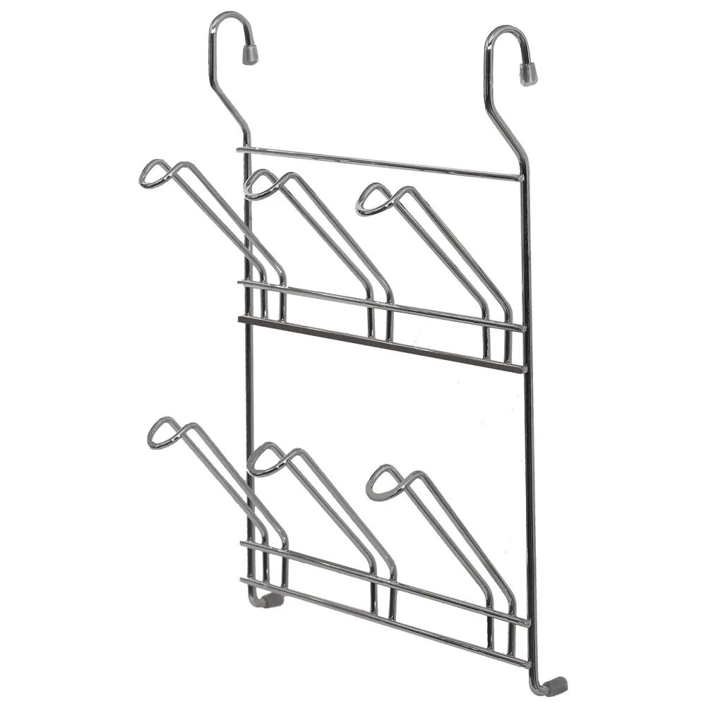 Полка для 6-ти бокалов Delinia 24x10x34 см сталь цвет хром STLM-2161175