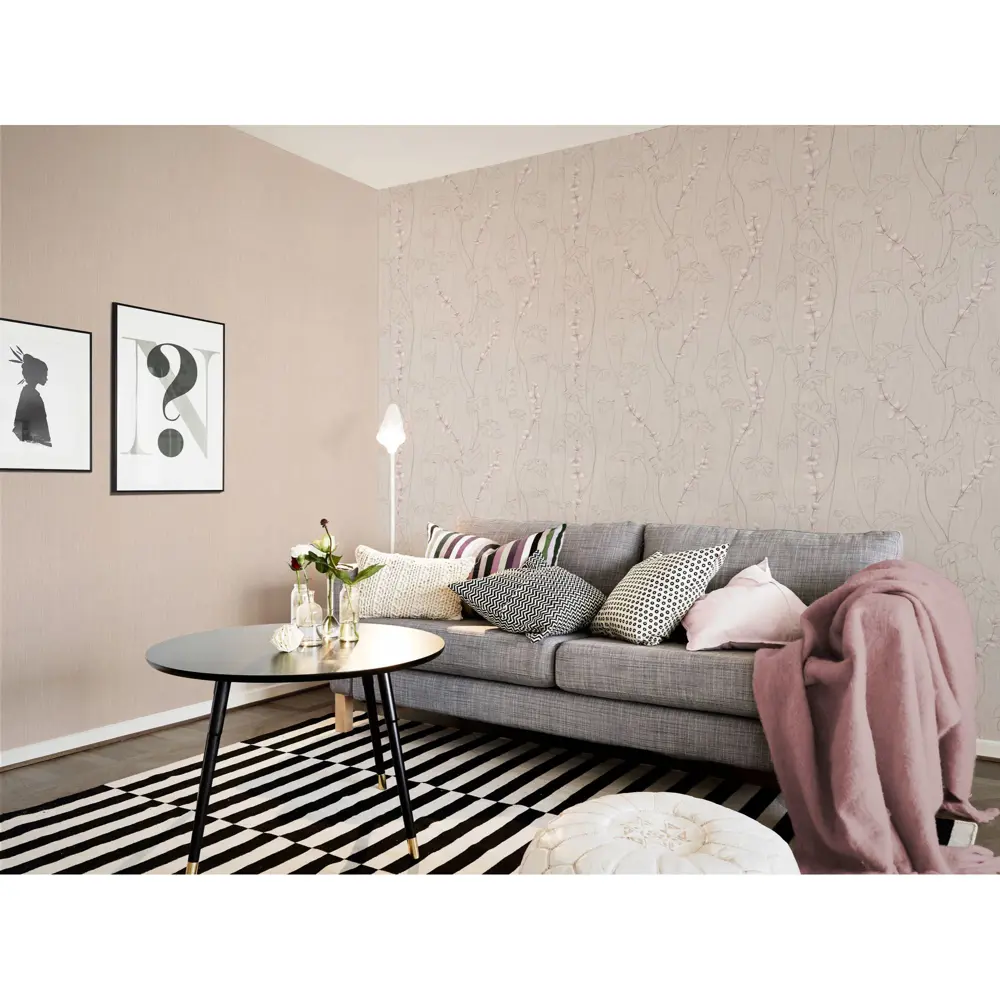 Обои флизелиновые Палитра Sakura серые 1.06 м 7137-24 STLM-2111663 - Вид №4