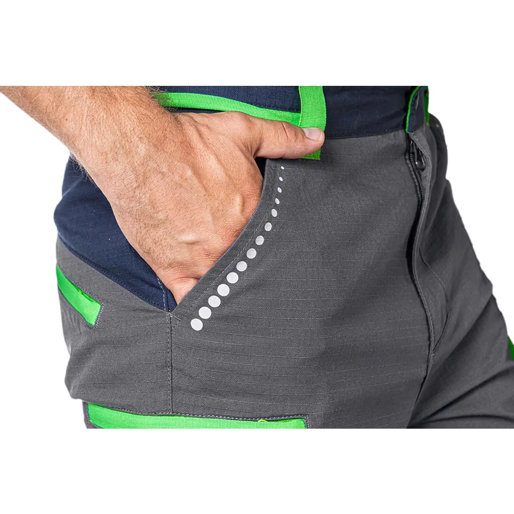 Брюки рабочие Neo Tools Premium серые/темно-синие/зеленые хлопок размер XXXL рост 190-193 STLM-2074745 - Вид №3