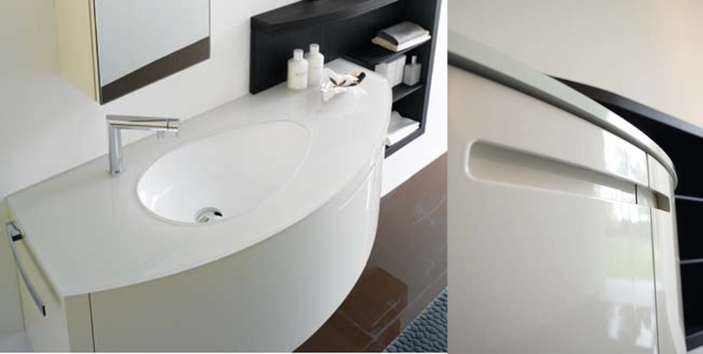 Комбинация ванной комнаты SY12 в отделке X38 Pergamena /EBANO MILLDUE SYMI SYMI12 - Вид №2