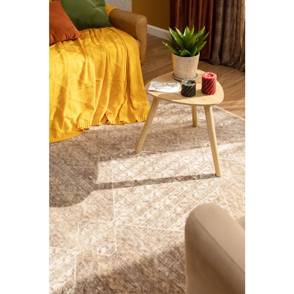 Ковер полиэстер Мирай 5501 Е 200x285 см цвет светло-коричневый 83328090 STLM-2191860 CTIM  - Вид №5