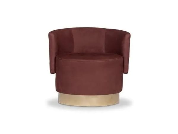 Кожаное кресло с подлокотниками Baxter Anais ARCH-00129083