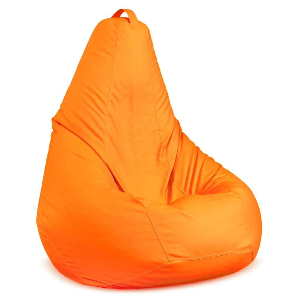 Кресло-груша полиэстер Seasons оранжевый 70x120 см STLM-2072533