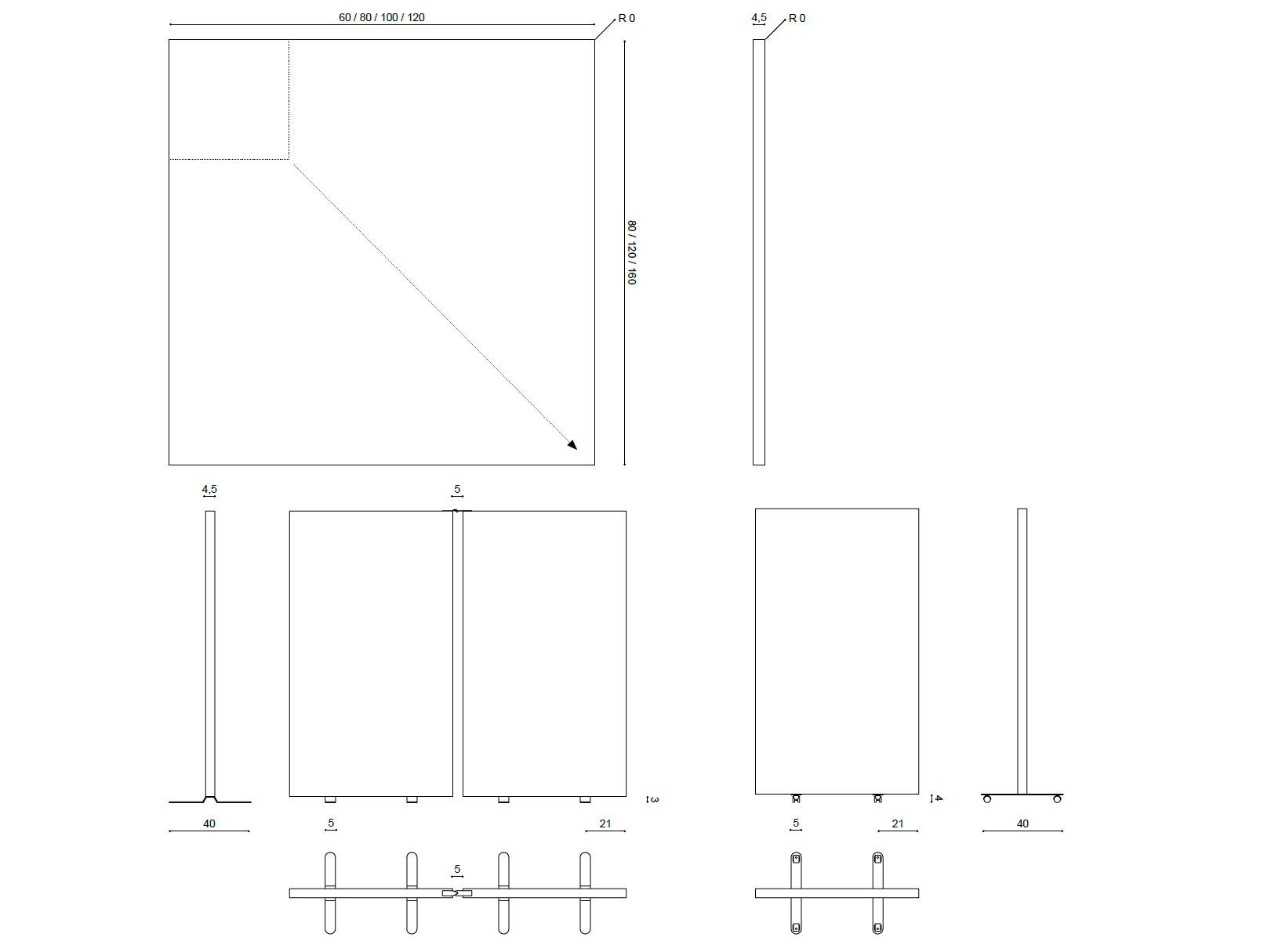 Звукопоглощающая модульная панель из полиэфирного волокна Ares Line Airgraf ARCH-00005334 - Вид №2