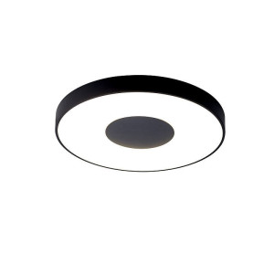 90642128 Светильник настенно-потолочный светодиодный 7564 13 м² теплый белый свет цвет черный STLM-0320610 MANTRA