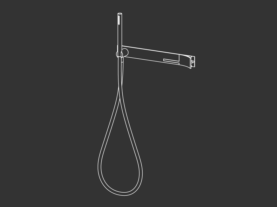 Смеситель для душа из нержавеющей стали с переключателем CEADESIGN CUT PLUS ARCH-00068661 - Вид №1