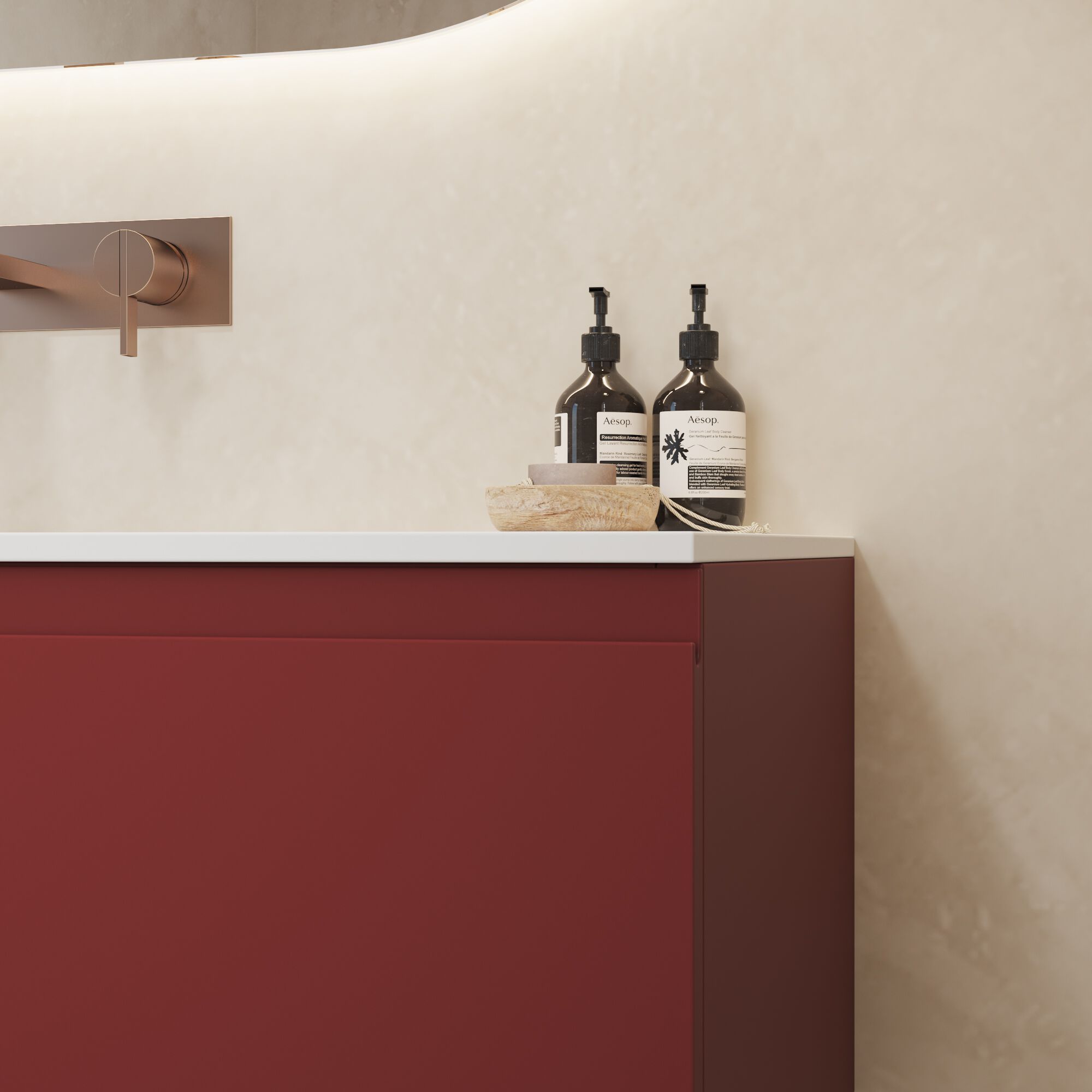 Двойная раковина Corian® с ящиками RILUXA Apollo ARCH-00102891 - Вид №12