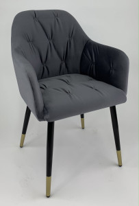 90343077 Стул-кресло Милан мебель для кухни/гостинной/спальни цвет серо-фиолетовый STLM-0192797 MILAVIO