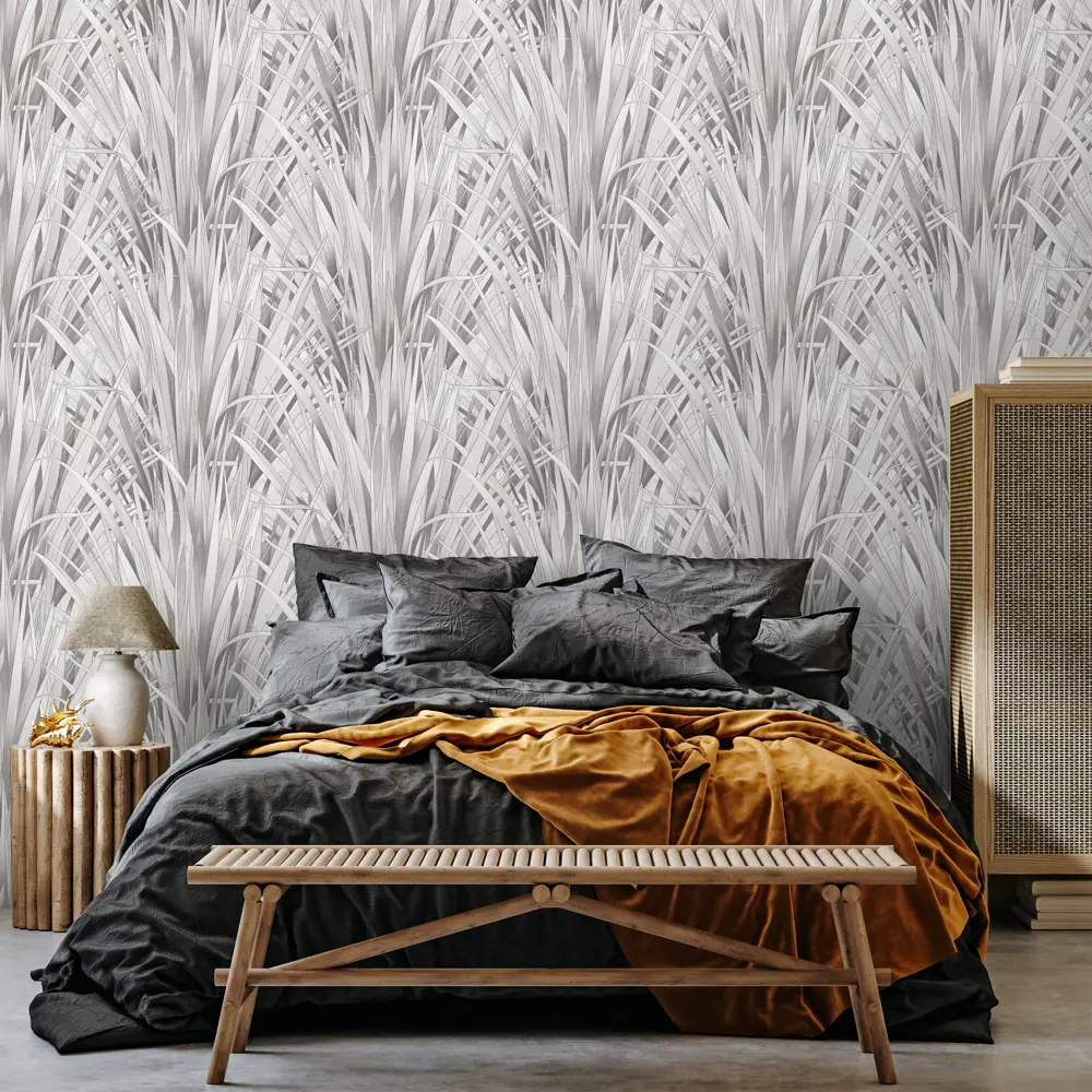 Обои флизелиновые Victoria Stenova Pampas серые 1.06 м VS283487 STLM-2021780 - Вид №2