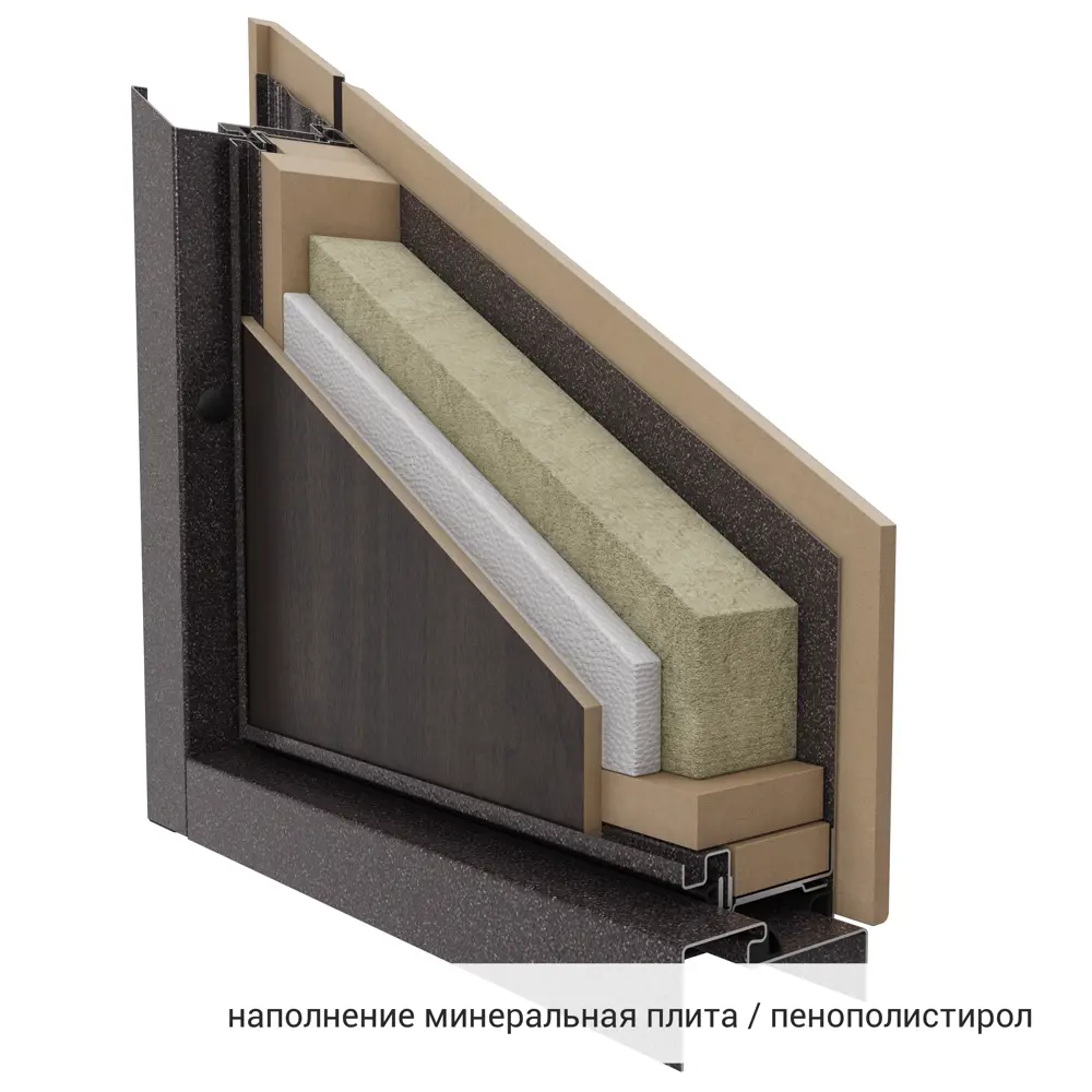 Дверь входная металлическая Грата 860 мм правая цвет скай мореный РР TOREX STLM-2109607 - Вид №14