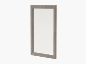 Прямоугольное напольное зеркало в рамке