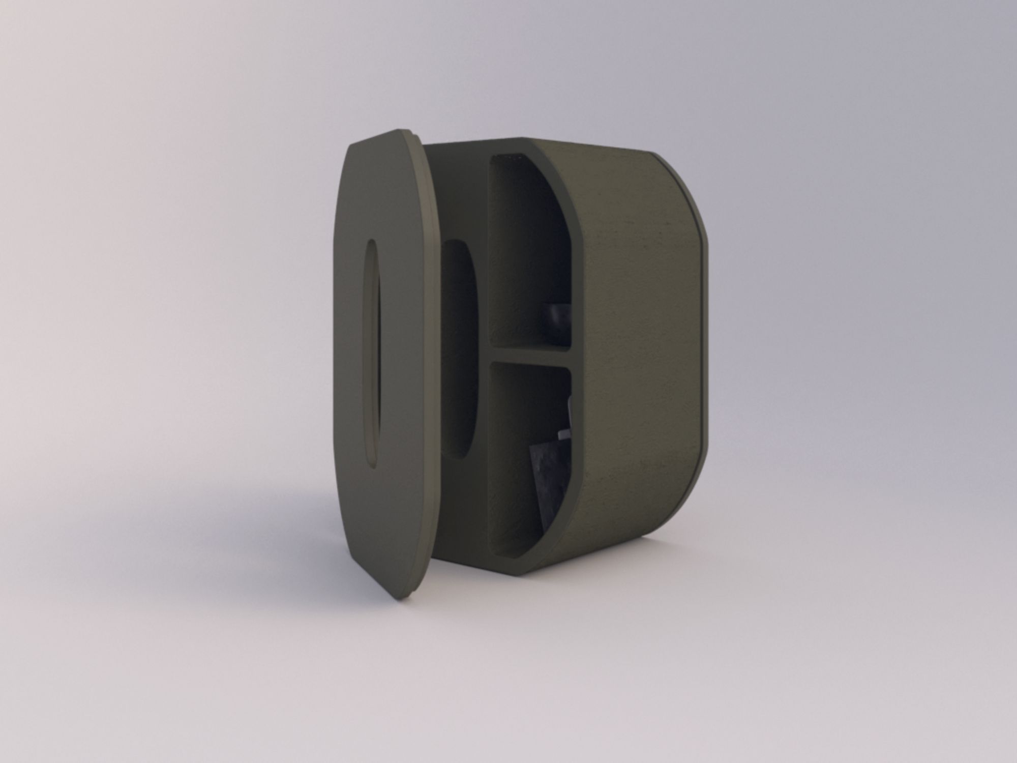 Мебель контейнеры в бетонной конструкции Voltan 555 ARCH-00021949 - Вид №114