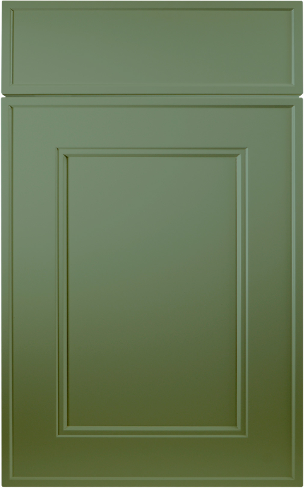 Фасады для кухни Модерн Фрезеровка «Николь» 802 Зеленый SIDAK SIST2882-6386