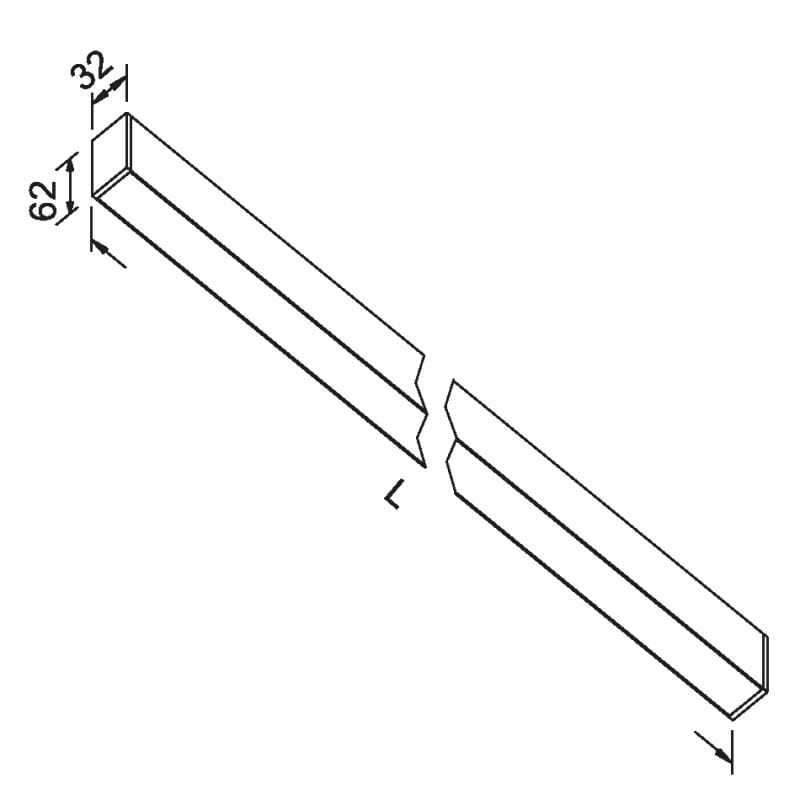 Экструдированный алюминиевый потолочный светильник Lucifero's мини-файл ARCH-00117624 - Вид №2