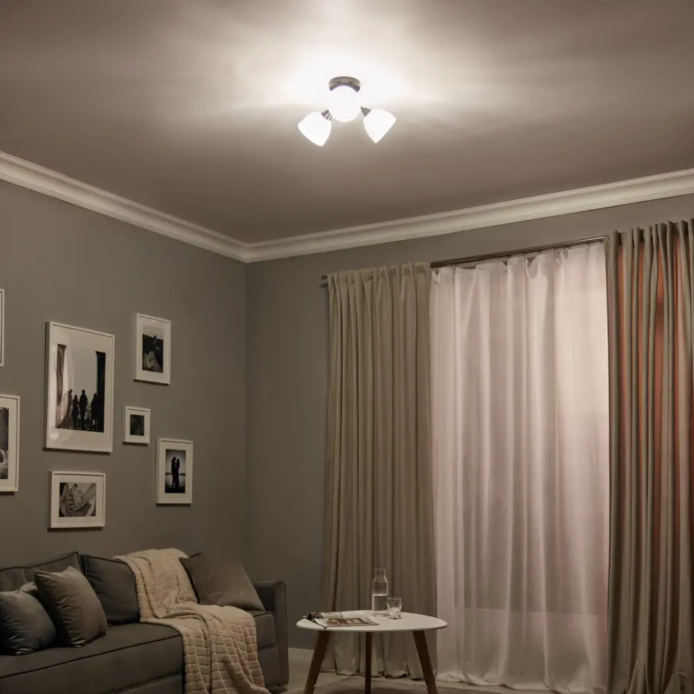 КЛЮЧНИК Вьюнок - потолочный светильник в стиле неоклассика 82827693 STLM-0036623 - Вид №10