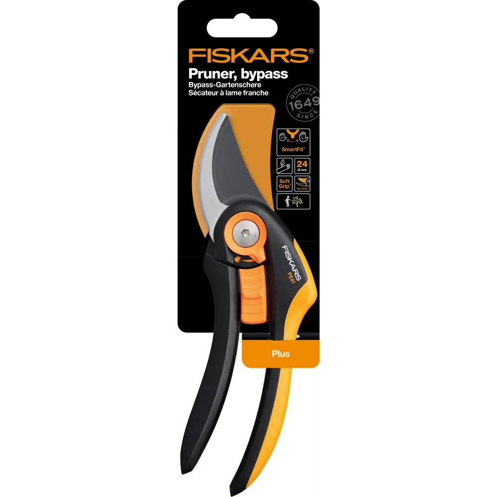 Секатор садовый Fiskars Plus Smartfit P541 плоскостной ø25 мм STLM-2117315 - Вид №4