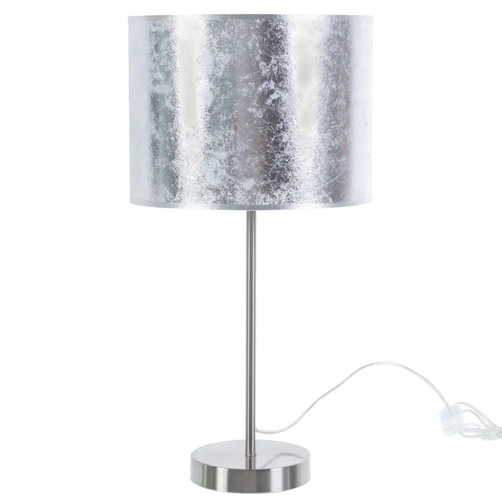 Настольная лампа Globo 1xE27х60 Вт, цвет серебро STLM-2131337 - Вид №1