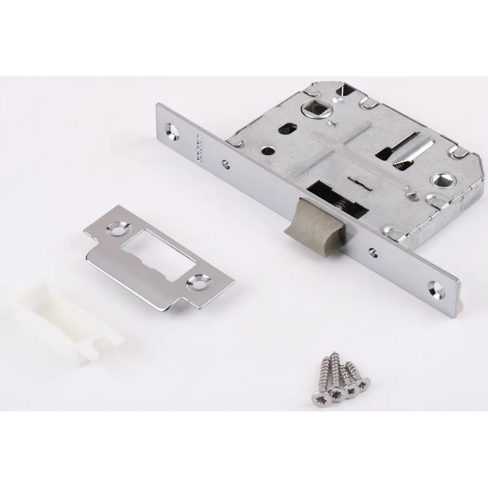 Защёлка сантехническая под фиксатор EDS-50-70 WC сталь/пластик цвет хром EDSON STLM-2185979 - Вид №1