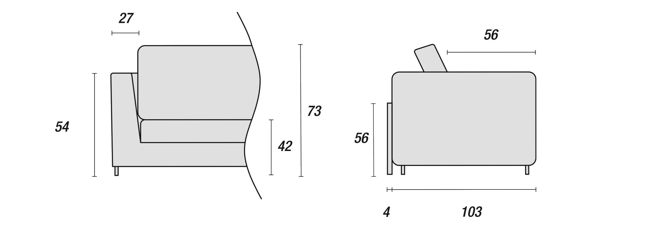 Тканевый модульный садовый диван Ditre Italia Tao ARCH-00050949 - Вид №6