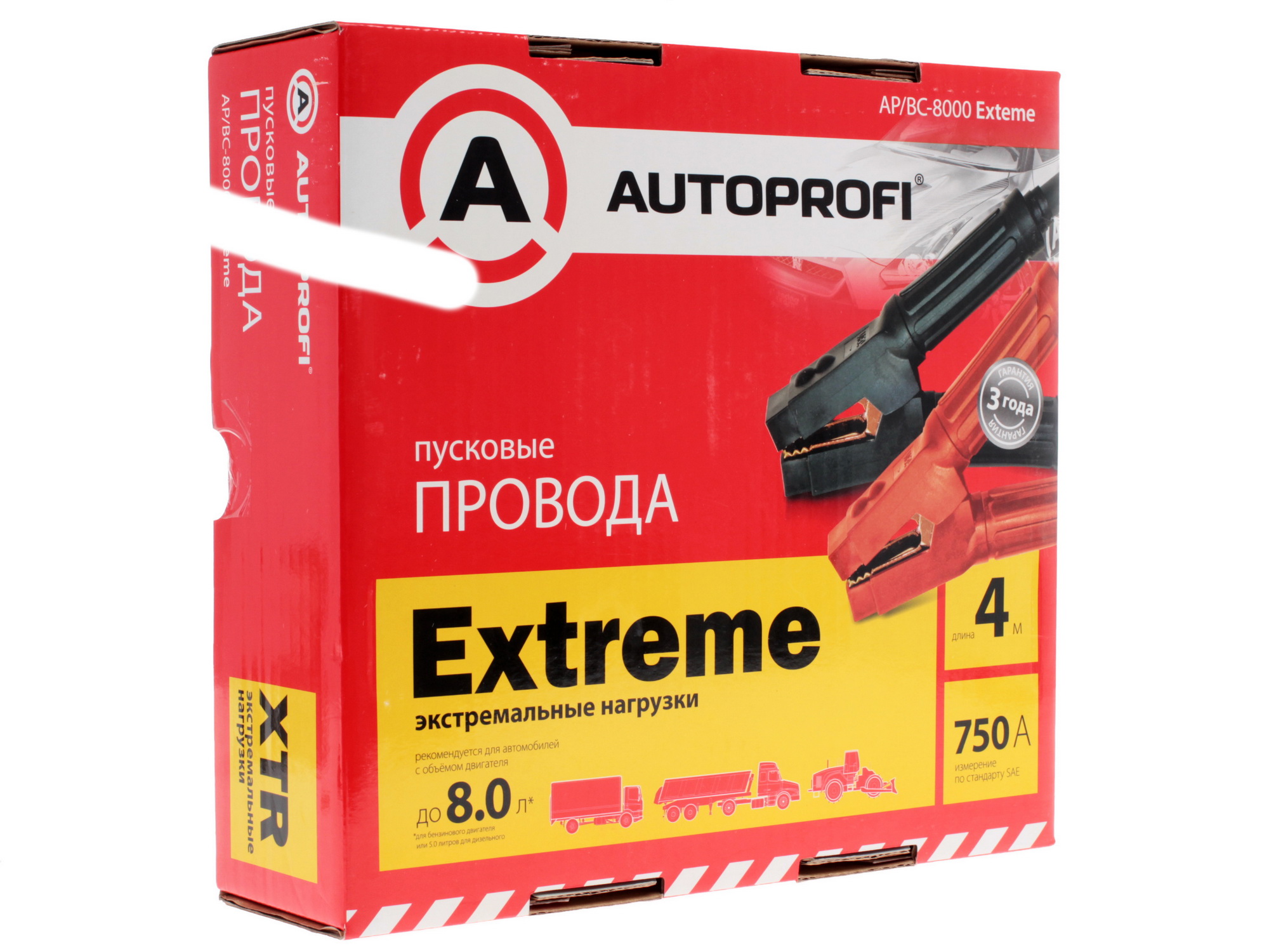 1073888 Стартовые провода AUTOPROFI AP/BC-8000Extra STDN-0025262