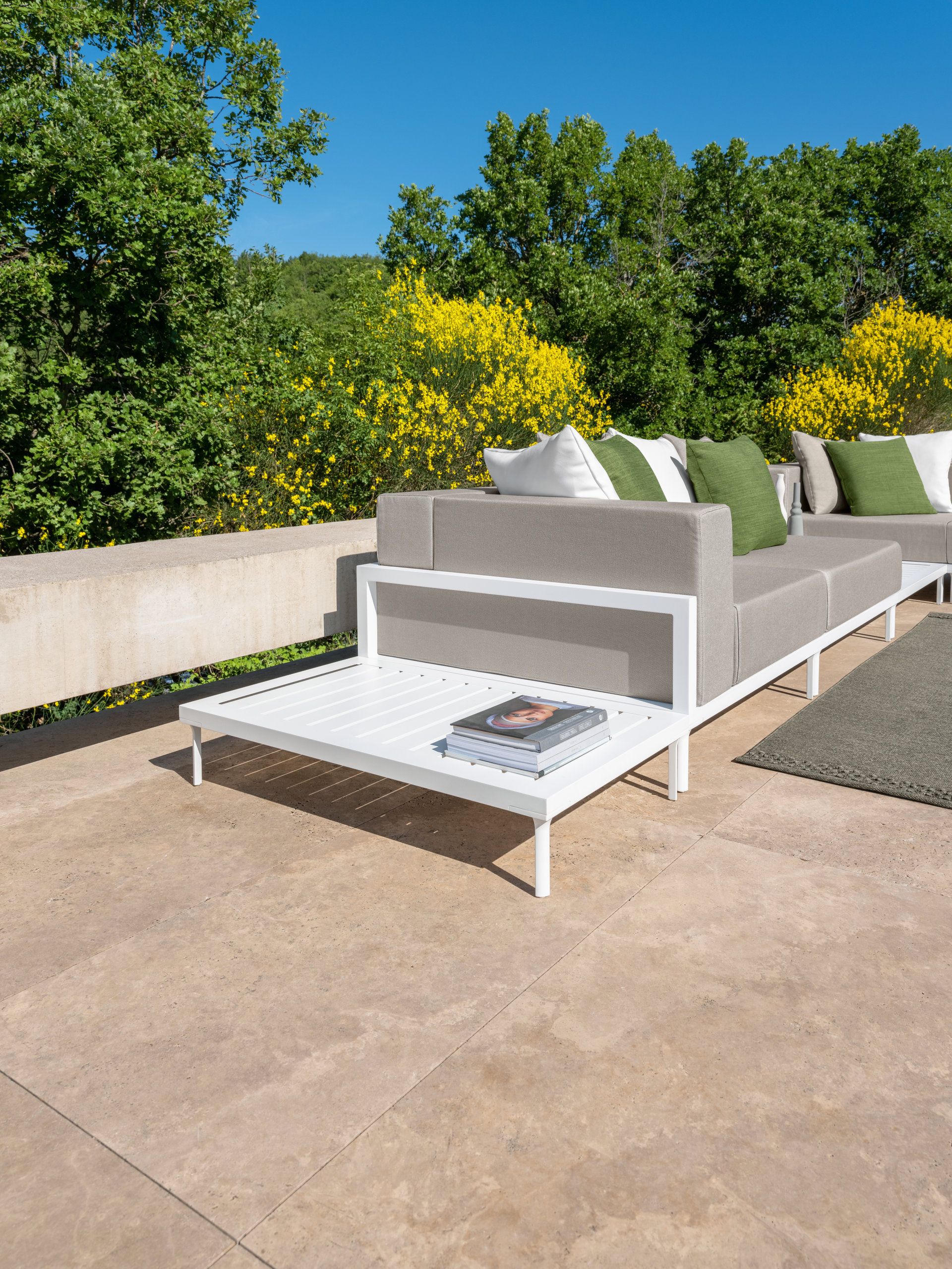 Алюминиевый низкий садовый столик Talenti CleoSoft-alu ARCH-00109593 - Вид №1