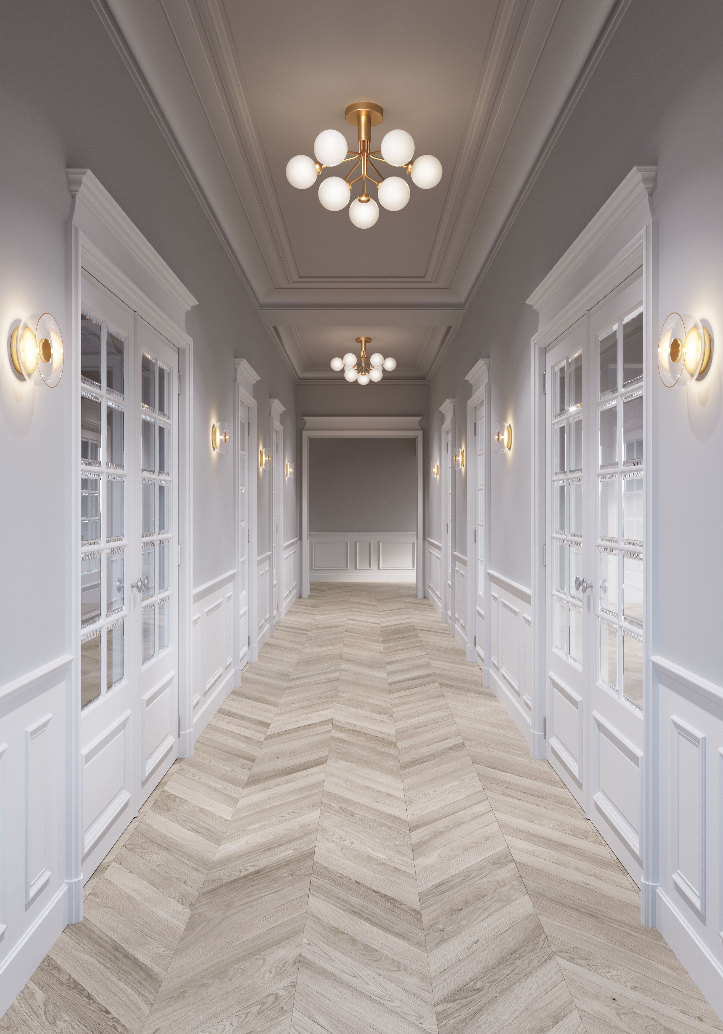 Потолочный светильник из дутого стекла Nuura Apiales ARCH-00119667 - Вид №9