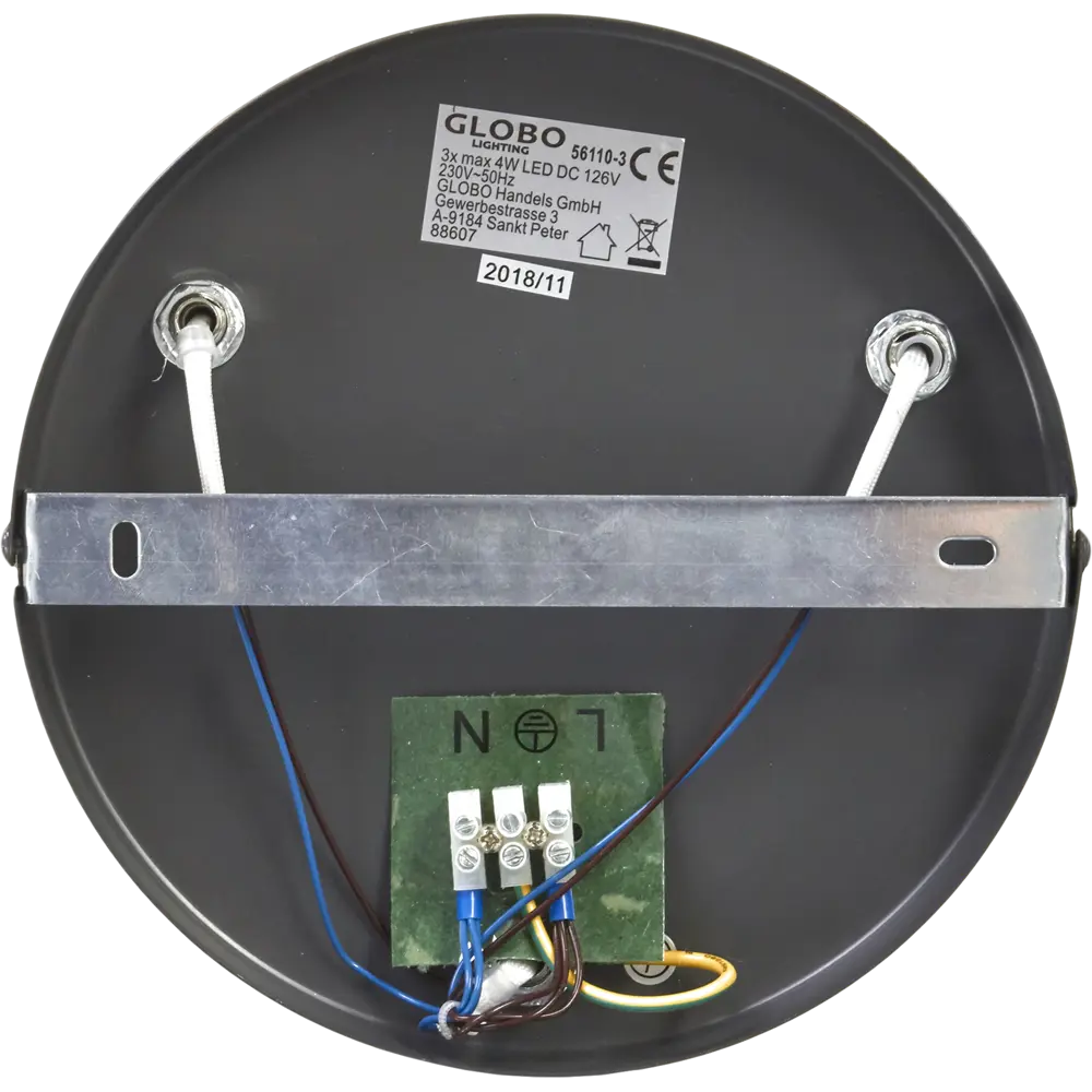 Спот светодиодный Globo 56110, 3x4 Вт, цвет чёрный STLM-2128526 - Вид №5