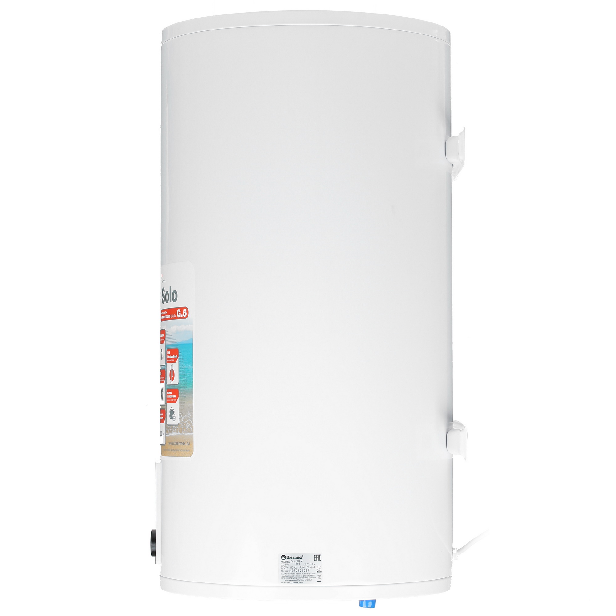 1233629 Водонагреватель электрический Thermex Solo 80V STDN-0043271 - Вид №4