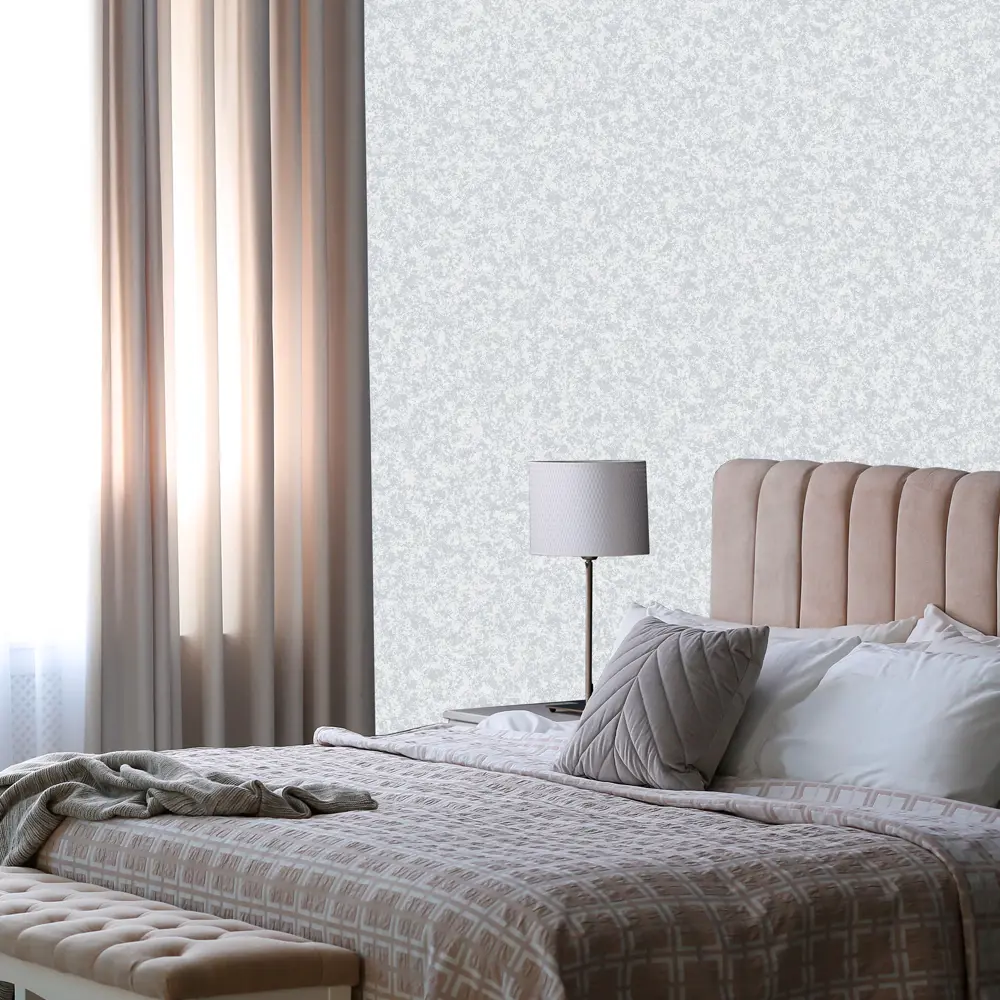 ELYSIUM Фиори - флизелиновые обои бежево-серые под покраску 87312123 STLM-0073695 - Вид №2