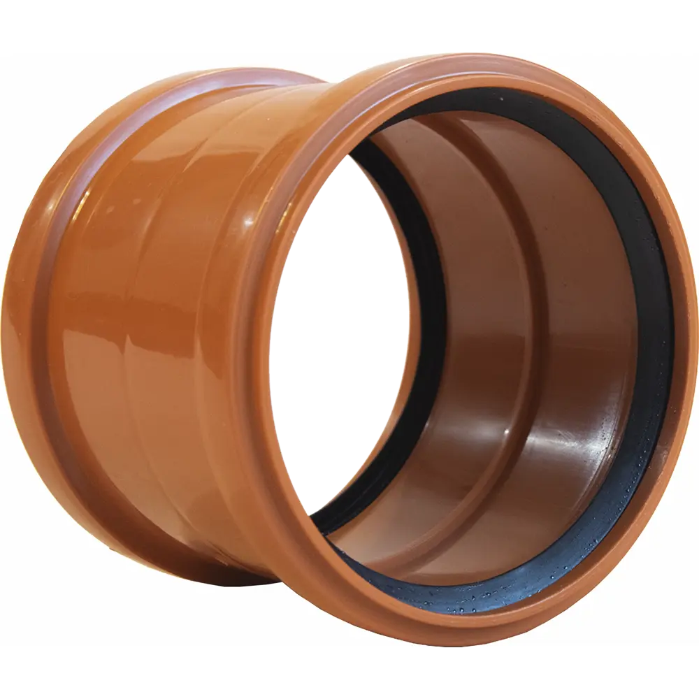 Муфта двойная наружная 110 мм ОПТИПЛАСТИК STLM-2184584 - Вид №1