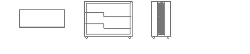 ТВ шкаф из массива дерева с колесами HOOKL und STOOL Polyline ARCH-00110075 - Вид №3