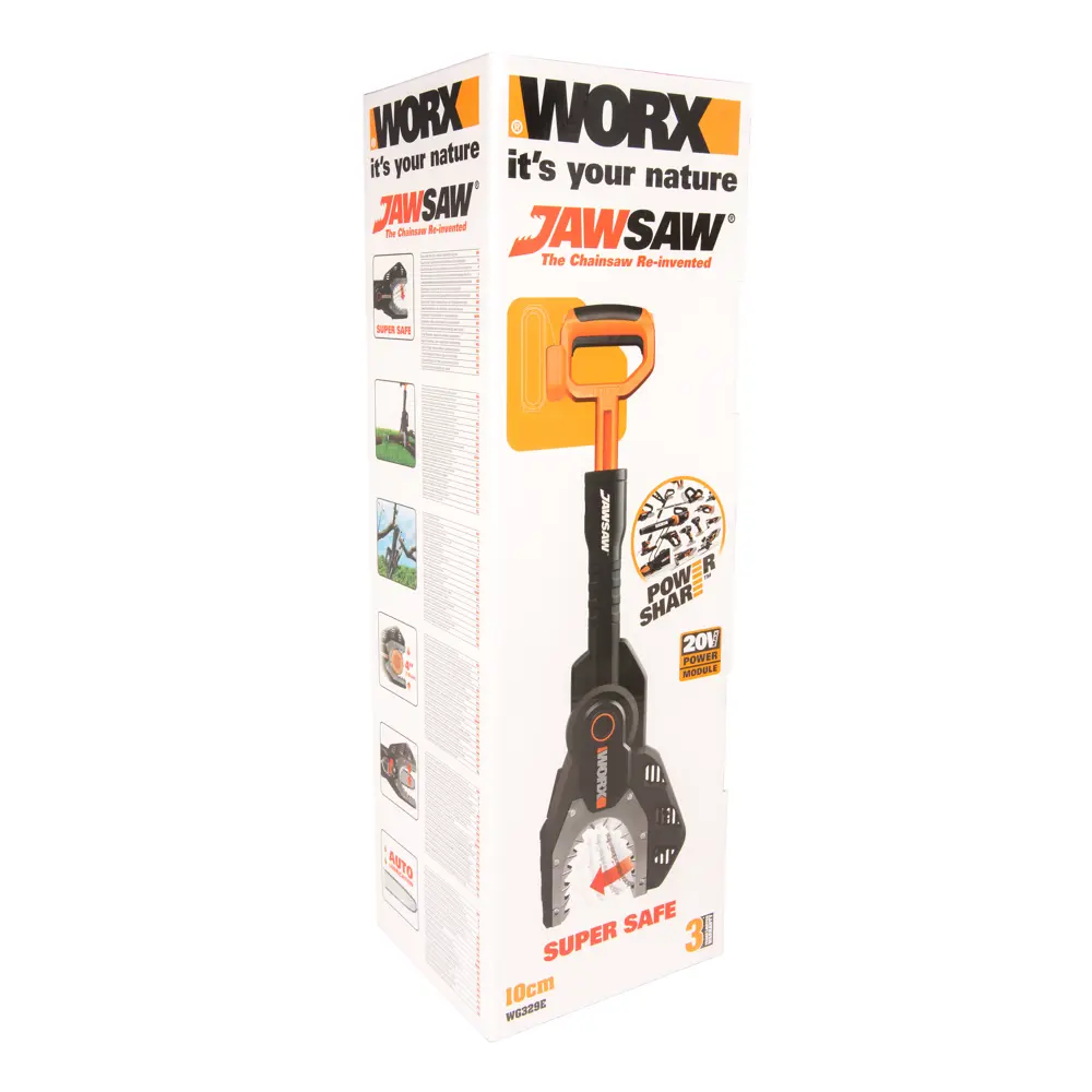 Аккумуляторная пила WORX Jawsaw WG329E.5 20 В шина 15 см АКБ и ЗУ в комплекте STLM-2111884 - Вид №13