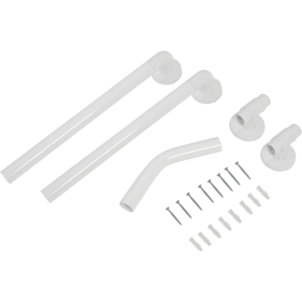 Поручень для ванны Primanova 135 градусов 60x60 см цвет белый группа безопасности STLM-2081780 - Вид №2