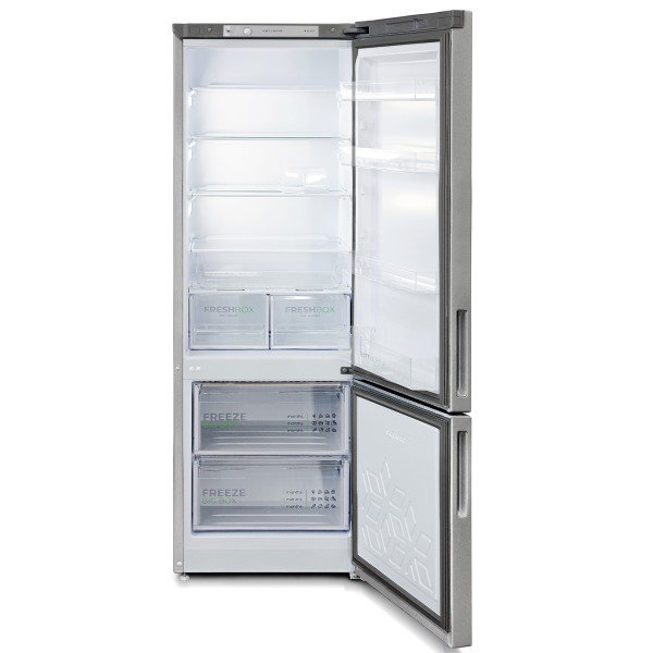 9221672 Холодильник с морозильником   Бирюса M6132 серебристый STDN-0021450 - Вид №1