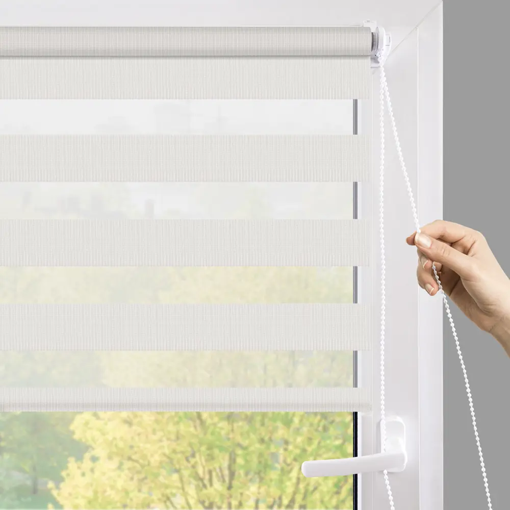 Штора рулонная день-ночь Петер 50x160 см экрю MIAMOZA Промо 2025 STLM-2022501 - Вид №8