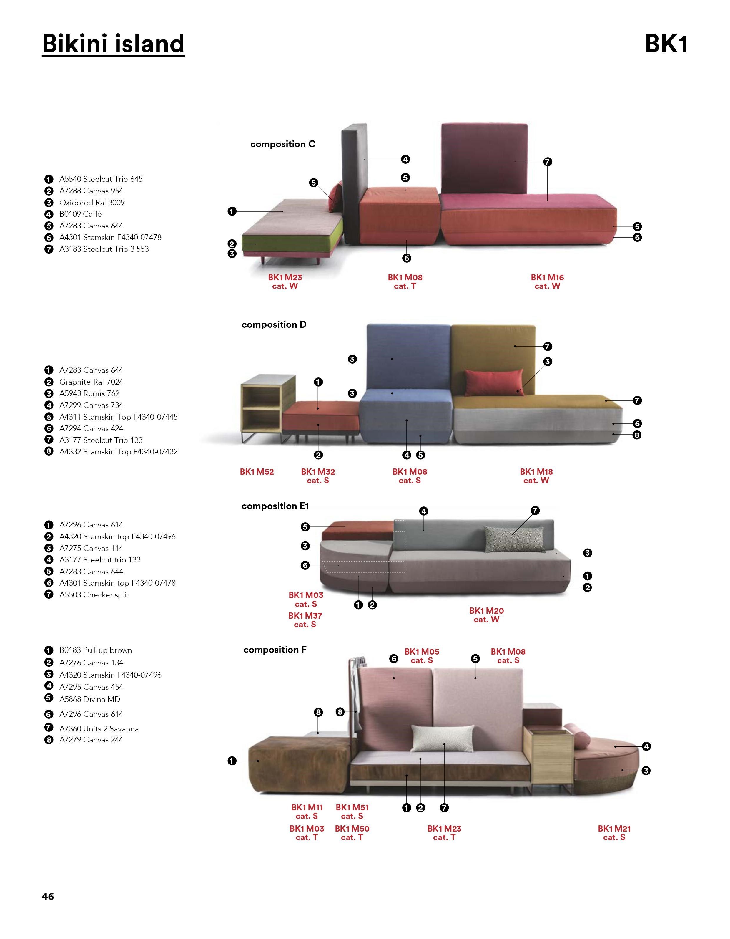Модульный диван MOROSO Bikini Island ARCH-00108887 - Вид №14