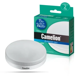 91273331 Светодиодная лампа Camelion LED15-GX53/865/GX53 13648 91273331 Светодиодная лампа Camelion LED15-GX53/865/GX53 13648