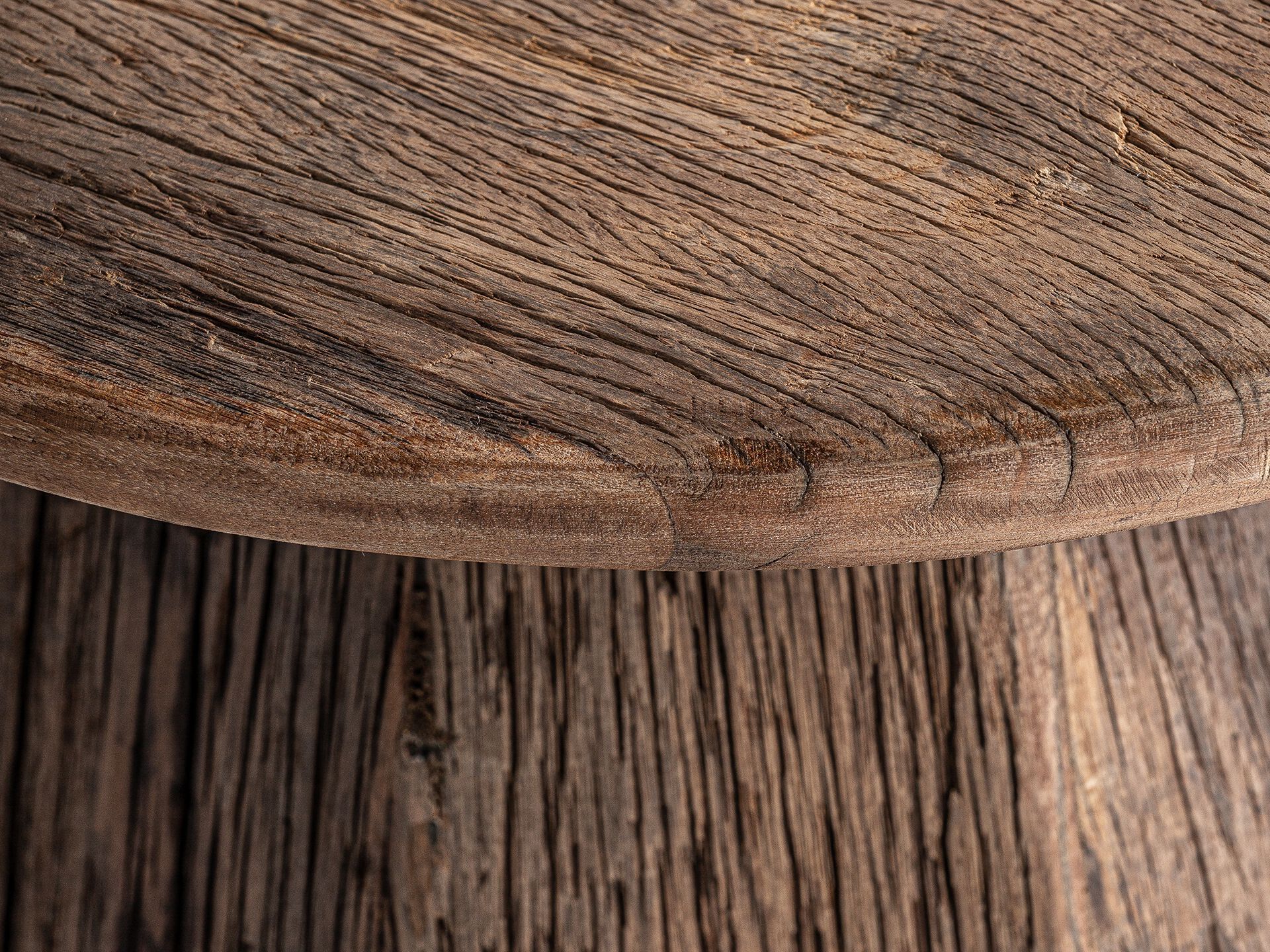 Регенерированный деревянный круглый журнальный столик Vical Home Walding ARCH-00127680 - Вид №2